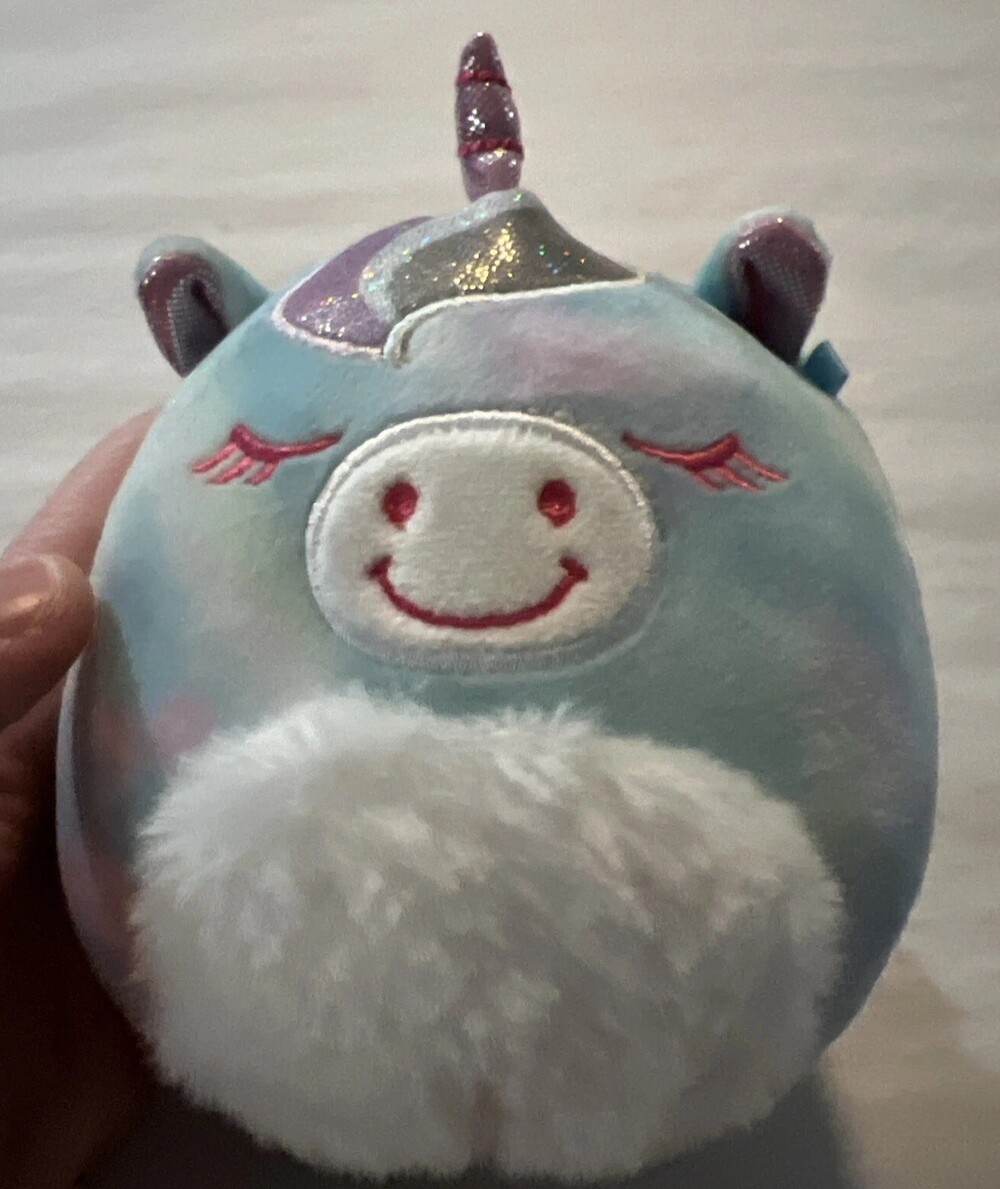 Kellytoy Squishmallow Rodina Unicorn 5 Inch Pastel Blue Plush